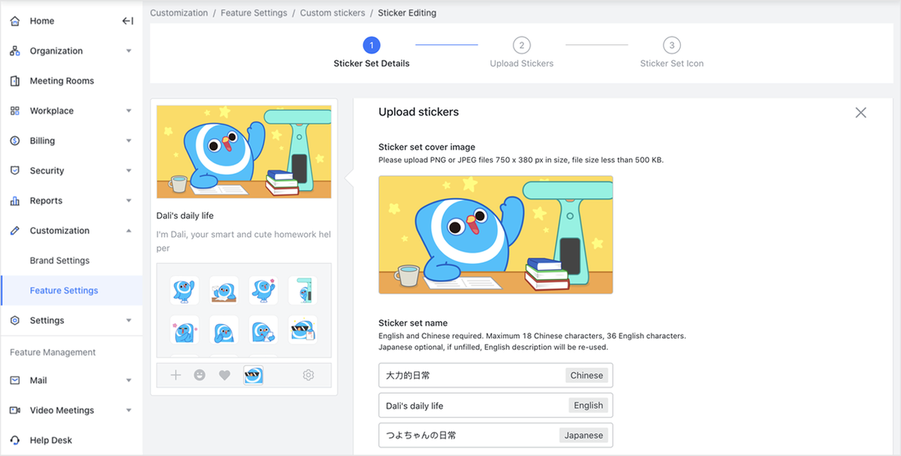 Tạo nhãn dán tùy chỉnh